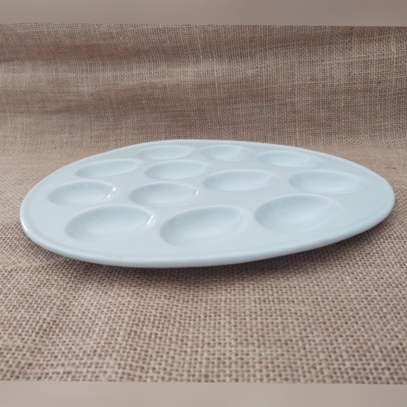 BIA Cordon Bleu egg platter white porcelain china - Picture 5 of 5
